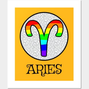 ZODIAC PRIDE ARIES Posters and Art